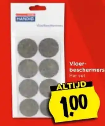 Vomar Voordeelmarkt Vloer beschermers aanbieding