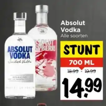 Vomar Voordeelmarkt Absolut Vodka aanbieding