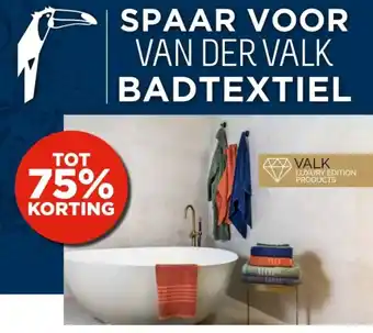 Vomar Voordeelmarkt Spaar voor van der valk badtextiel aanbieding