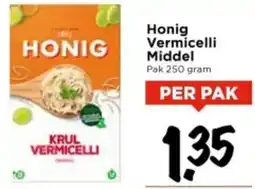 Vomar Voordeelmarkt Honig Vermicelli Middel aanbieding