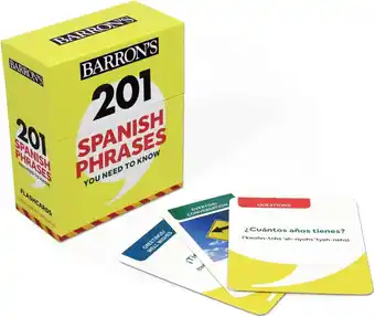 Amazon 201 Spanish Phrases You Need to Know Flashcards aanbieding