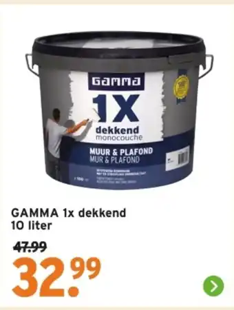 GAMMA Gamma 1x dekkend aanbieding