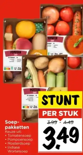 Vomar Voordeelmarkt Soep- pakketten aanbieding