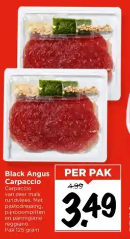 Vomar Voordeelmarkt Black Angus Carpaccio aanbieding