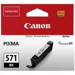 Bol.com Canon CLI-571BK - Inktcartridge / Zwart aanbieding