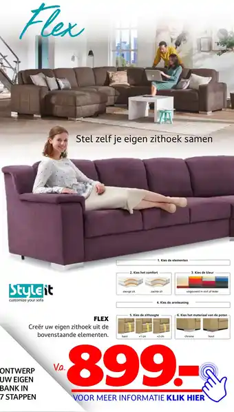 Seats and Sofas FLEX aanbieding