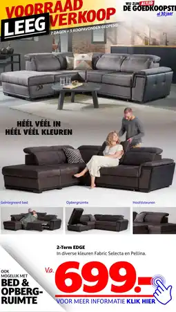 Seats and Sofas 2-Term EDGE aanbieding