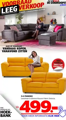 Seats and Sofas 3+2 PHOENIX aanbieding