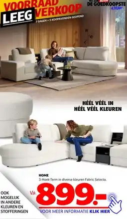 Seats and Sofas HOME aanbieding