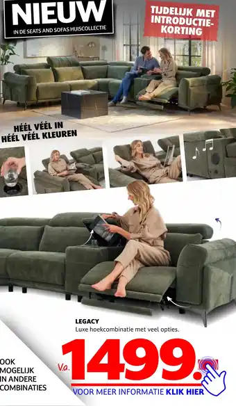 Seats and Sofas LEGACY aanbieding