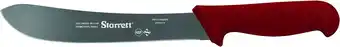 Amazon Starrett Professionele RVS Chefs Steakmessen - 8-inch (200mm), Rood aanbieding