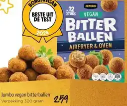 Jumbo Jumbo vegan bitterballen aanbieding