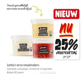 Jumbo Jumbo's verse smaakmakers aanbieding