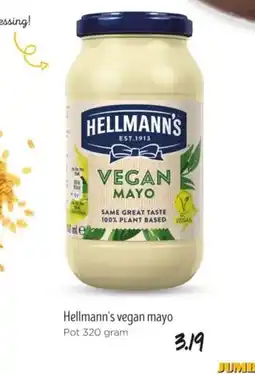 Jumbo Hellmann's vegan mayo aanbieding