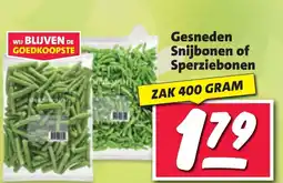 Nettorama Gesneden Snijbonen of Sperziebonen aanbieding