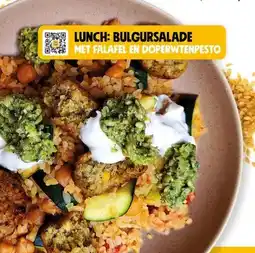 Jumbo LUNCH: BULGURSALADE MET FALAFEL EN DOPERWTENPESTO aanbieding