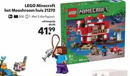 Intertoys LEGO Minecraft het Mooshroom huis 21270 aanbieding