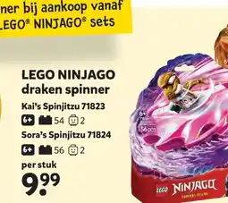 Intertoys LEGO NINJAGO draken spinner aanbieding