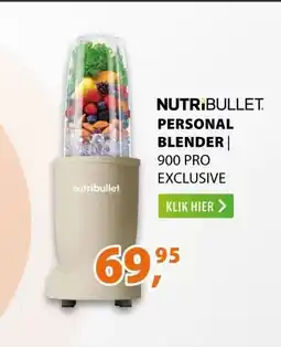 Expert Nutribullet 900 PRO EXCLUSIVE Beige aanbieding