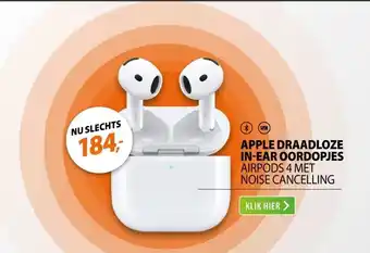 Expert Apple AirPods 4 met Active Noise Cancellation aanbieding