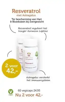 De Rode Pilaren Resveratrol aanbieding