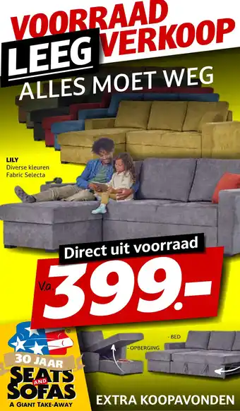 Seats and Sofas LILY aanbieding