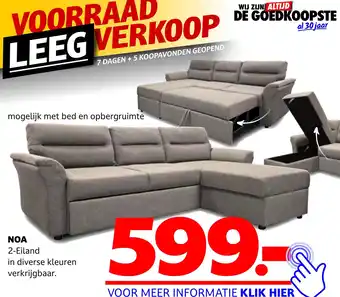 Seats and Sofas NOA aanbieding