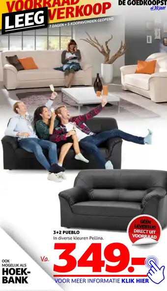 Seats and Sofas 3+2 PUEBLO aanbieding