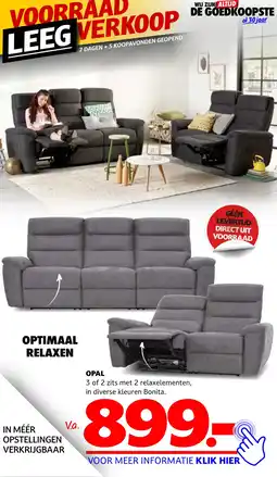 Seats and Sofas OPAL aanbieding