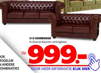 Seats and Sofas 3+2 EDINBURGH aanbieding