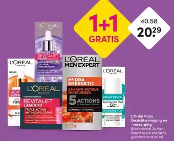 DA L'Oréal Paris Gezichtsreiniging en -verzorging aanbieding