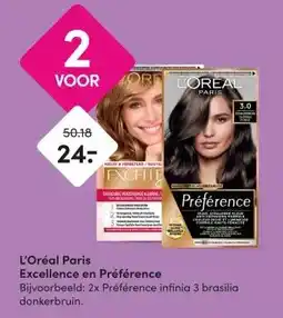 DA L'Oréal Paris Excellence en Préférence aanbieding