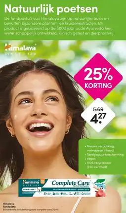 DA Himalaya Tandpasta aanbieding