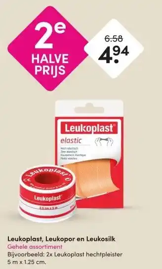 DA Leukoplast, Leukopor en Leukosilk aanbieding