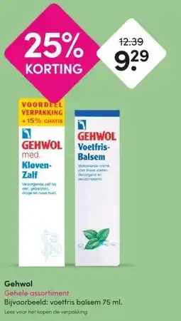 DA Gehwol aanbieding