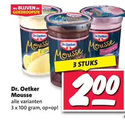 Nettorama Dr. Oetker Mousse aanbieding