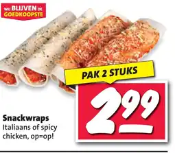 Nettorama Snackwraps aanbieding