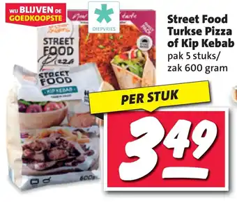 Nettorama Street Food Turkse Pizza of Kip Kebab aanbieding