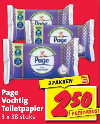 Nettorama Page Vochtig Toiletpapier aanbieding