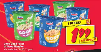 Nettorama Unox Good Pasta of Good Noodles aanbieding