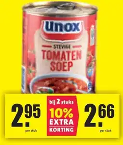 Nettorama Unox tomaten soep aanbieding