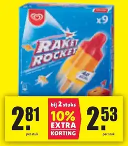 Nettorama Raket rocket aanbieding