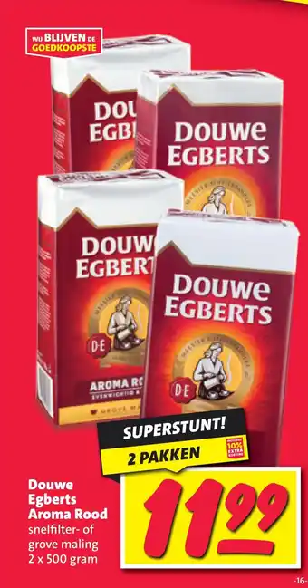 Nettorama Douwe Egberts Aroma Rood aanbieding