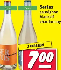 Nettorama Sertus sauvignon blanc of chardonnay aanbieding