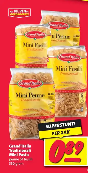 Nettorama Grand'Italia Tradizionali Mini Pasta aanbieding