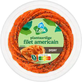 Albert Heijn AH Terra Plantaardige filet americain peper aanbieding