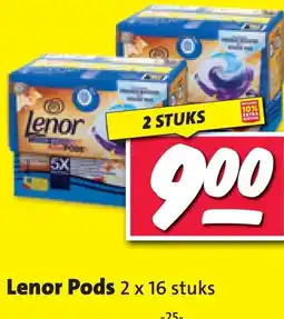 Nettorama Lenor Pods aanbieding