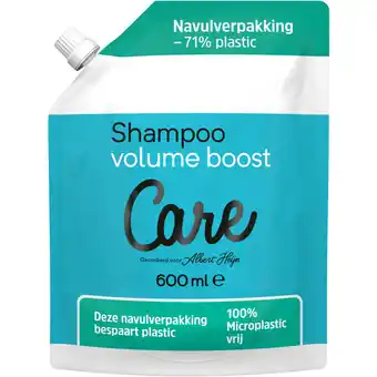 Albert Heijn Care Shampoo volume boost navulling aanbieding