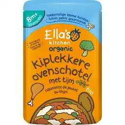 Albert Heijn Ella's kitchen Kiplekkere ovenschotel met tijm 8m+ aanbieding