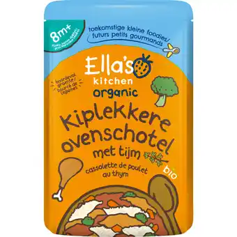 Albert Heijn Ella's kitchen Kiplekkere ovenschotel met tijm 8m+ aanbieding